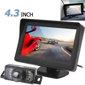 4.3 Inch TFT LCD HD Digital Panel Car Rearview Monitor Parking Reverse Auto Monitor + 7 IR Lights Car Rear view Camera
4.3 Inch TFT LCD HD Digital Panel Car Rearview Monitor Parking Reverse Auto Monitor + 7 IR Lights Car Rear view Camera