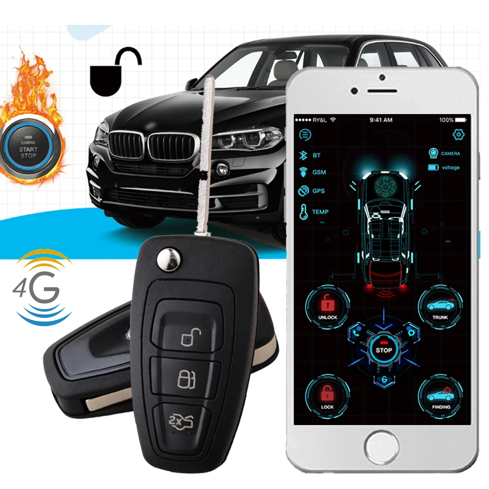 cardot 4g gps gsm Pke Keyless Entry Remote Starter system Smart Car Alarm Start Stop
cardot 4g gps gsm Pke Keyless Entry Remote Starter system Smart Car Alarm Start Stop