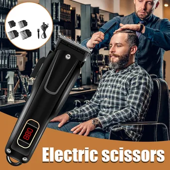 Electic Hair Clippers Led Digital Display Hair Clipper Usb Rechargeable Electric Clipper Full Body Washable Haircutter#gb40
Electic Hair Clippers Led Digital Display Hair Clipper Usb Rechargeable Electric Clipper Full Body Washable Haircutter#gb40