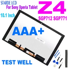 Ensemble écran tactile LCD de remplacement, 100% testé pour tablette Sony Xperia Z4 SGP712 SGP771=