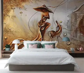 Wholesale 3d Wallpaper European Style Embossed Golden Beauty Character Living Room Bedroom TV Background Wall Wallpaper
Wholesale 3d Wallpaper European Style Embossed Golden Beauty Character Living Room Bedroom TV Background Wall Wallpaper
