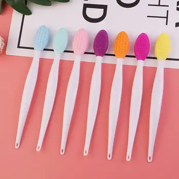 6 Pieces Silicone Exfoliating Lip Brush Tool Double-sided Soft Lip Brush for Smoother and Fuller Lip Appearance 
6 Pieces Silicone Exfoliating Lip Brush Tool Double-sided Soft Lip Brush for Smoother and Fuller Lip Appearance