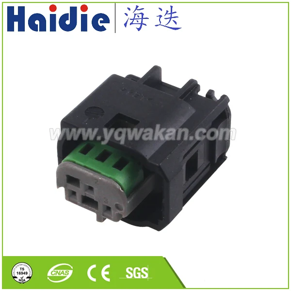 

Free shipping 5sets 3pin female auto electric housing plug wiring cable waterproof connector 2-967642-1 1J0 972 483