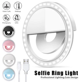 Photography Dimmable Fill Light Selfie Ring Light Youtube Phone Mini LED Video Light Universal for iPhone Samsung Huawei Xiaomi
Photography Dimmable Fill Light Selfie Ring Light Youtube Phone Mini LED Video Light Universal for iPhone Samsung Huawei Xiaomi