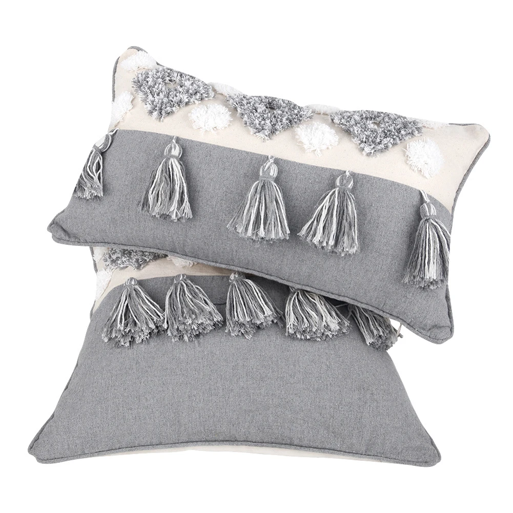 Fringed Pillowcase Fashion Bohemian Cotton Cushion Cover Embroidered Pillowcase Sofa Decorative Square Pillow Covers
Fringed Pillowcase Fashion Bohemian Cotton Cushion Cover Embroidered Pillowcase Sofa Decorative Square Pillow Covers