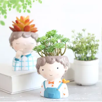 Resin Statue Flower Planter BOY Plant Pots Succulent Plant Pot Home Decor Pots for Plants Ornament Small Gifts Planters
Resin Statue Flower Planter BOY Plant Pots Succulent Plant Pot Home Decor Pots for Plants Ornament Small Gifts Planters