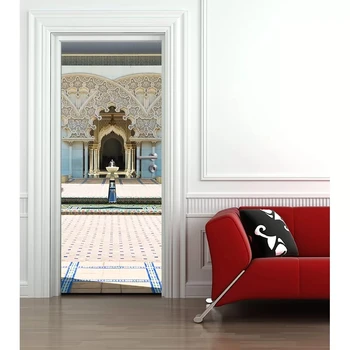 Self Adhesive Renew 3d Malaysia Door Sticker Moroccan Architecture Print Art Home Decor PVC Poster Waterproof Wallpaper Picture 
Self Adhesive Renew 3d Malaysia Door Sticker Moroccan Architecture Print Art Home Decor PVC Poster Waterproof Wallpaper Picture