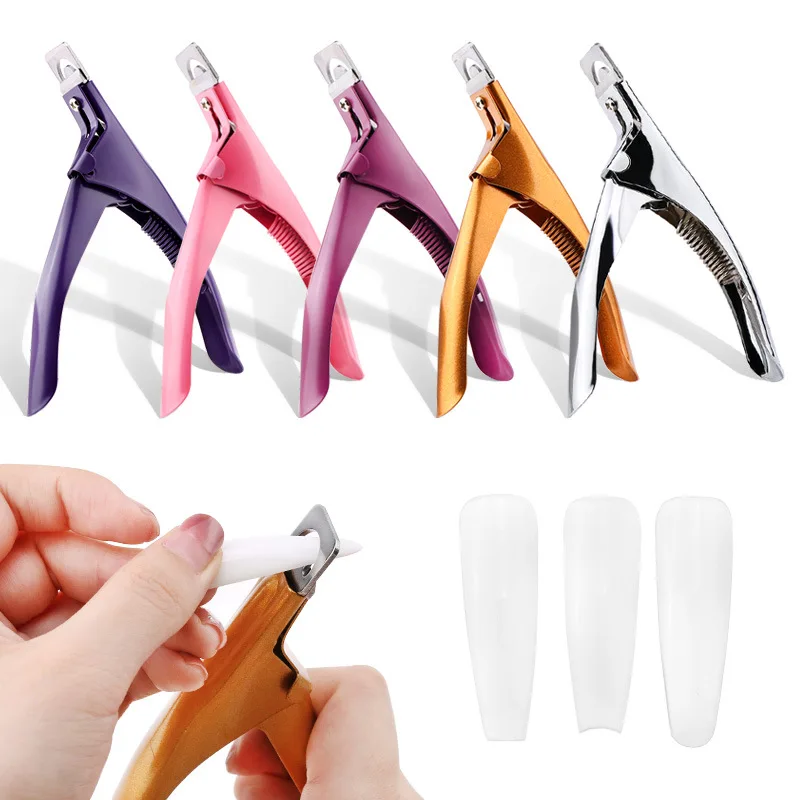Professional Nail tip cutter Special type U word False Tips Edge clipper Manicure Colorful Stainless Steel Nail Art Tools
Professional Nail tip cutter Special type U word False Tips Edge clipper Manicure Colorful Stainless Steel Nail Art Tools