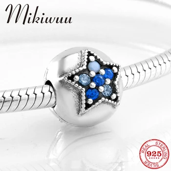 925 Sterling Silver blue zircon Pentagram fixed Clip Lock Beads Jewelry making Fit Original Mikiwuu Charm Bracelet
925 Sterling Silver blue zircon Pentagram fixed Clip Lock Beads Jewelry making Fit Original Mikiwuu Charm Bracelet