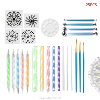 25pcs Mandala Dotting Tools Set for Painting Rock Stone Stencil Template Point Pen Palette S04 20 Dropship
25pcs Mandala Dotting Tools Set for Painting Rock Stone Stencil Template Point Pen Palette S04 20 Dropship