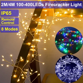 LED Fairy Light Christmas Outdoor Waterproof String Light LED Firecracker Remote Control Home Holiday Decor USB/Battery D30
LED Fairy Light Christmas Outdoor Waterproof String Light LED Firecracker Remote Control Home Holiday Decor USB/Battery D30