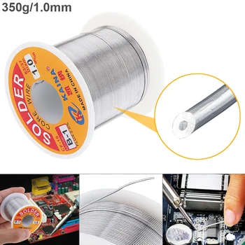 63/37 B-1 350g 1.0mm Tin Fine Wire Core Rosin Solder Wire with 2% Flux and Low Melting Point for Electric Soldering Iron
63/37 B-1 350g 1.0mm Tin Fine Wire Core Rosin Solder Wire with 2% Flux and Low Melting Point for Electric Soldering Iron