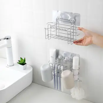 Stainless Steel Wall Toothbrush Holder Rack Bathroom Tooth Cup Holder Free Punching Bathroom Storage Rack
Stainless Steel Wall Toothbrush Holder Rack Bathroom Tooth Cup Holder Free Punching Bathroom Storage Rack