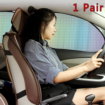 2 Pcs Car Window Side Visor Sun Shade Cover Block Static Cling Sunscreen Sun Shade PVC Black
2 Pcs Car Window Side Visor Sun Shade Cover Block Static Cling Sunscreen Sun Shade PVC Black