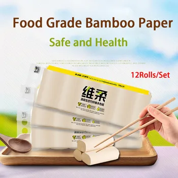 Household Wood Toilet Paper Kitchen Cleaning 4 Layers Solid Soft Roll Paper Common Sanitary Tissue Daily Necessities 12PCS Spot
Household Wood Toilet Paper Kitchen Cleaning 4 Layers Solid Soft Roll Paper Common Sanitary Tissue Daily Necessities 12PCS Spot