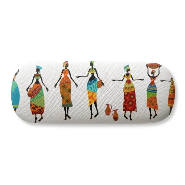 Black Women Totems African Dresses Glasses Case Eyeglasses Clam Shell Holder Storage Box
Black Women Totems African Dresses Glasses Case Eyeglasses Clam Shell Holder Storage Box