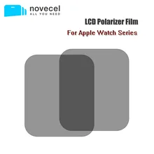 Film polarisant pour écran LCD, réparation d'écran tactile, pour Apple Watch série 6 5 4 3 2 1 SE, 38mm 42mm 40mm 44mm, 10 pièces/lot=