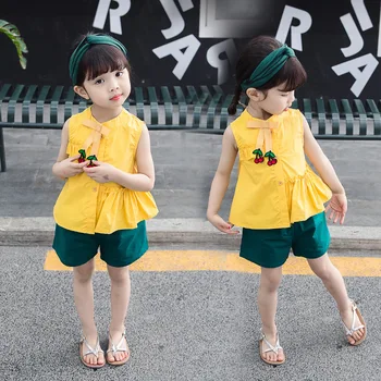 Children's clothing girls shirt shorts two-piece suit 2020 summer children's suit baby fashion Korean version shirt pants
Children's clothing girls shirt shorts two-piece suit 2020 summer children's suit baby fashion Korean version shirt pants