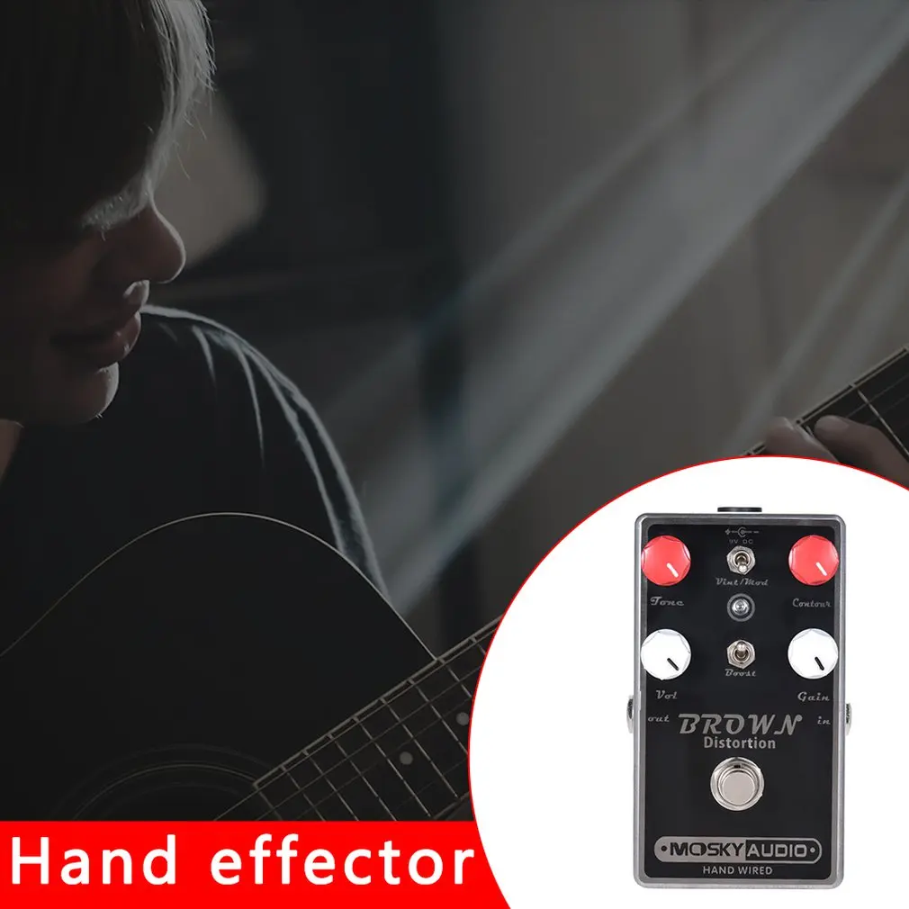 1 Pcs Guitar Effect Pedal Brown Distortion Manual Effects Multi-Effect Guitar Spare Parts Musical Instrument
1 Pcs Guitar Effect Pedal Brown Distortion Manual Effects Multi-Effect Guitar Spare Parts Musical Instrument