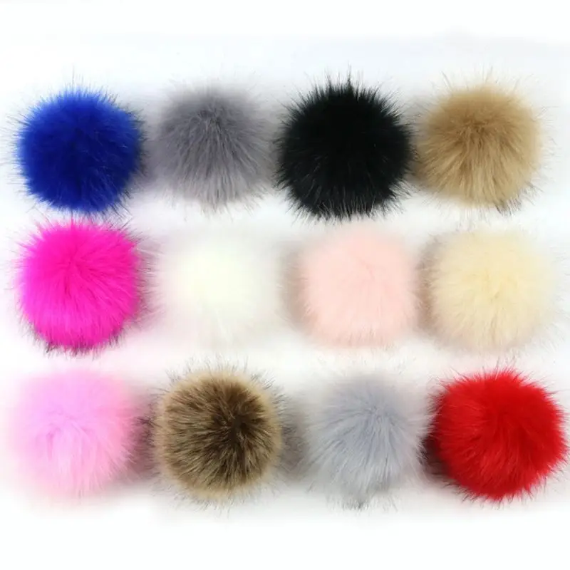 12pcs 10cm Faux Fox Fur Pom Pom Ball with Elastic Band for DIY Knitting Hat Bag Scarf Accessories
12pcs 10cm Faux Fox Fur Pom Pom Ball with Elastic Band for DIY Knitting Hat Bag Scarf Accessories