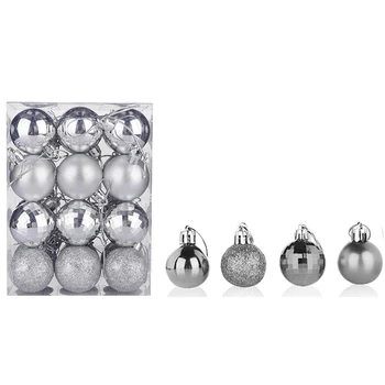 24Pcs/Set 40mm Christmas Xmas Tree Ball Bauble Hanging Home Party Ornament Decor Grinding Design Hang Decorative Balls PVC
24Pcs/Set 40mm Christmas Xmas Tree Ball Bauble Hanging Home Party Ornament Decor Grinding Design Hang Decorative Balls PVC