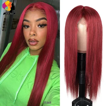13*1 Middle Part Brazilian Remy Human Hair Wig 4 Inch Deep Part Straight Hair Lace Wig 99J Pre Plucked 150 Density Remyblue Hair
13*1 Middle Part Brazilian Remy Human Hair Wig 4 Inch Deep Part Straight Hair Lace Wig 99J Pre Plucked 150 Density Remyblue Hair