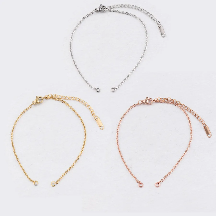 5pcs/lot Stainless Steel Width 2mm Adjustable Cuba Chain for Jewelry Making DIY Connector Pendants Bracelets Findings Supplies
5pcs/lot Stainless Steel Width 2mm Adjustable Cuba Chain for Jewelry Making DIY Connector Pendants Bracelets Findings Supplies
