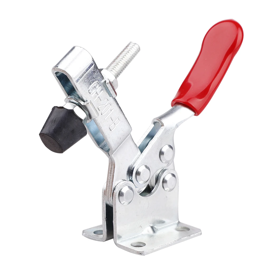 Quick Clamp Release Vertical Type Toggle Metal 100Kg Holding Capacity for Machine Operation Mould Welding Hardness Hand Tool
Quick Clamp Release Vertical Type Toggle Metal 100Kg Holding Capacity for Machine Operation Mould Welding Hardness Hand Tool