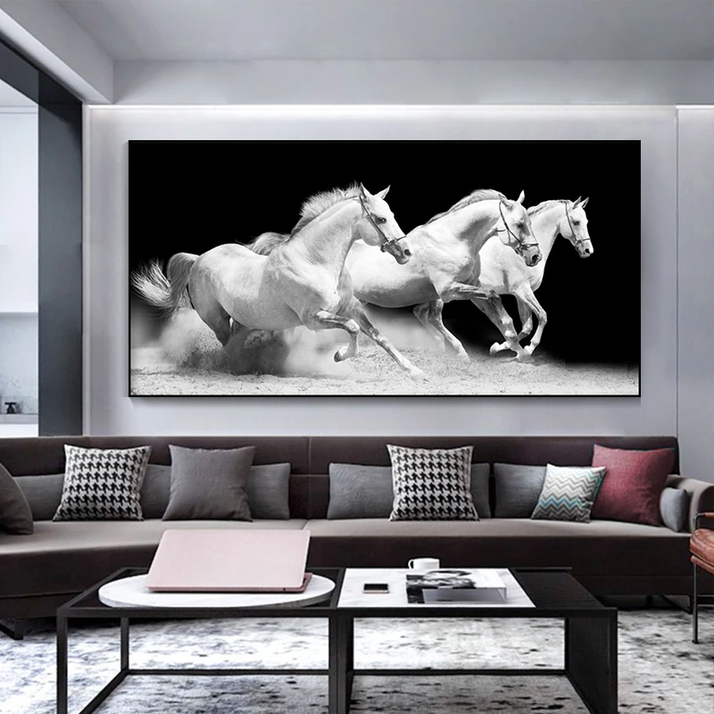 EECAMAIL алмазная живопись «сделай сам», полная Алмазная вышивка, вышивка крестиком, новинка 2021, алмазная живопись «Уайт Хорс» без рамки