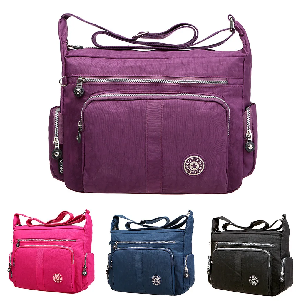 Women's Large Capacity Nylon Messenger Shoulder Crossbody Multi Pockets Handbags Famous Brand bolsos grandes para mujer#35
Women's Large Capacity Nylon Messenger Shoulder Crossbody Multi Pockets Handbags Famous Brand bolsos grandes para mujer#35