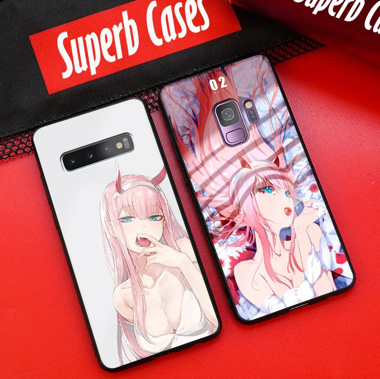 Zero Two Darling in the FranXX аниме стекло Мягкий силиконовый чехол для телефона оболочка