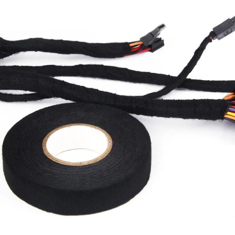 GH New Tesa Type Coroplast Adhesive Cloth Tape For Cable Harness Wiring Loom Width 9/15/19/25/32MM Length15M
GH New Tesa Type Coroplast Adhesive Cloth Tape For Cable Harness Wiring Loom Width 9/15/19/25/32MM Length15M