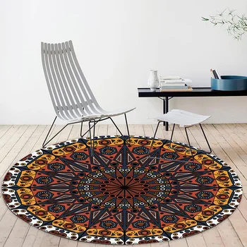 Latest Round Carpet Mandala Printed Soft Carpets Anti-slip Rugs Computer Chair Mat Floor Mat for Kids Room Home Decor Door Mat
Latest Round Carpet Mandala Printed Soft Carpets Anti-slip Rugs Computer Chair Mat Floor Mat for Kids Room Home Decor Door Mat