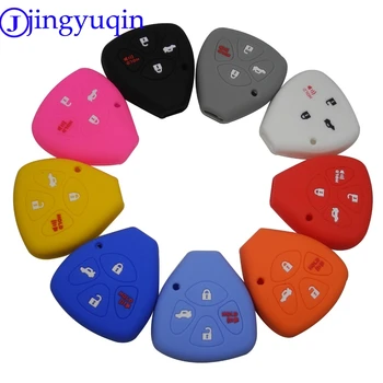 jingyuqin New 50pcs 4 Buttons Remote Silicone Car Key Case Shell Cover For TOYOTA Corolla Camry Holder
jingyuqin New 50pcs 4 Buttons Remote Silicone Car Key Case Shell Cover For TOYOTA Corolla Camry Holder