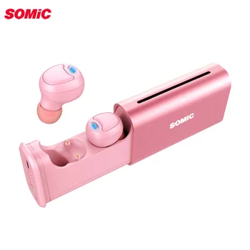 Somic TWS W20 Bluetooth In-ear Earphone Smart Wireless Headset True Wireless Mini Earplug Bilateral Stereo Microphone
Somic TWS W20 Bluetooth In-ear Earphone Smart Wireless Headset True Wireless Mini Earplug Bilateral Stereo Microphone