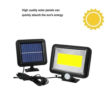 56/30 LED Solar Ligh Solar Power PIR Motion Sensor Wall Light Waterproof IP65 Outdoor Security Lamp Garden Street Light split mo
56/30 LED Solar Ligh Solar Power PIR Motion Sensor Wall Light Waterproof IP65 Outdoor Security Lamp Garden Street Light split mo
