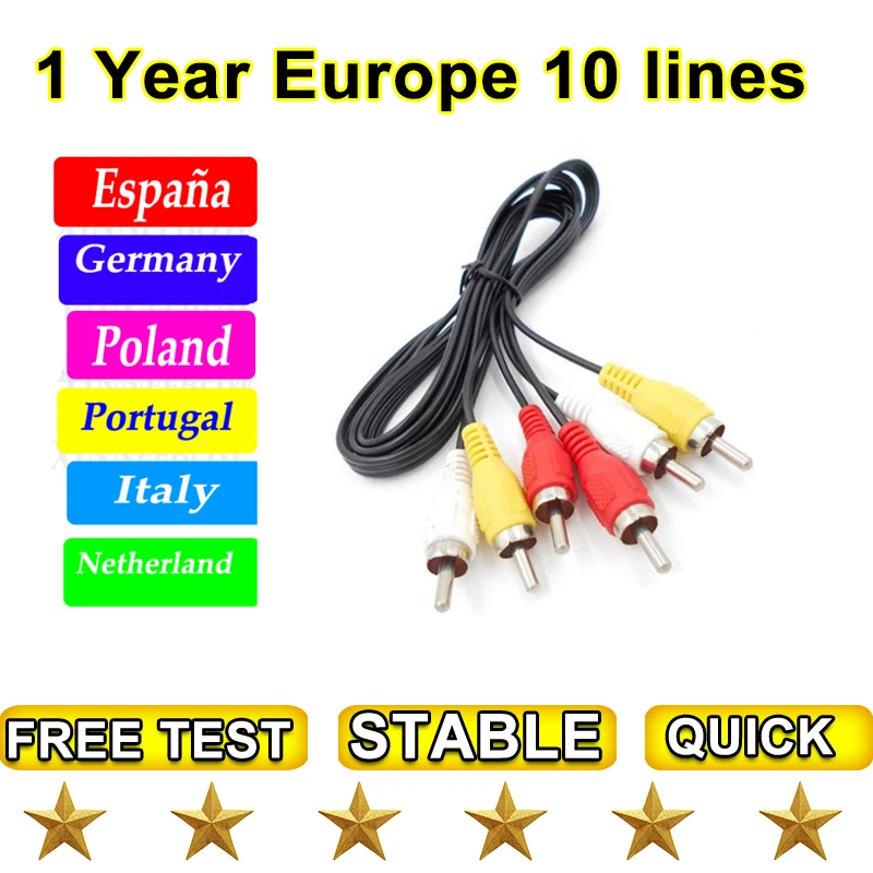 2019 Stable cccam 1 year 7/10 Cline Lines Europe Satellite Receiver HD DVB-S2 Provide free testing For Spain Portugal Germany
2019 Stable cccam 1 year 7/10 Cline Lines Europe Satellite Receiver HD DVB-S2 Provide free testing For Spain Portugal Germany