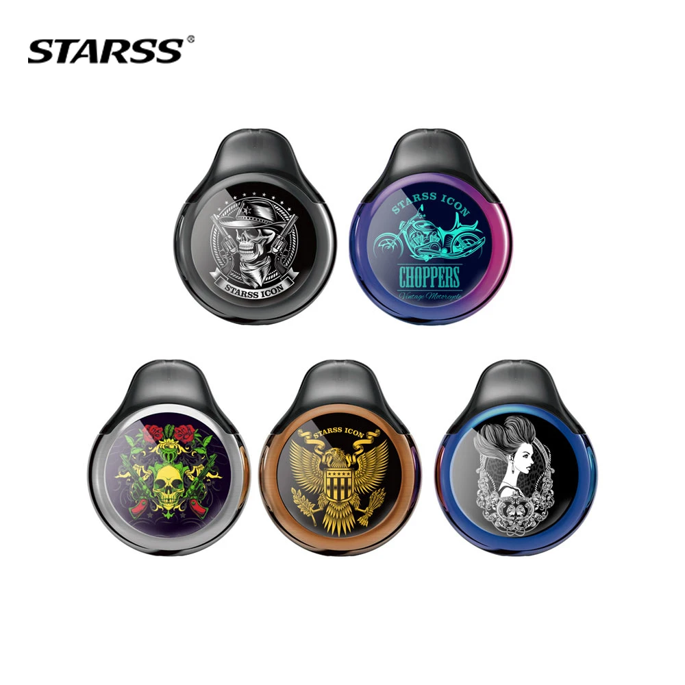 Clearance Starss Icon vape kit 350mah battery 2ml Capacity Cartridge Electronic Cigarette All-in-one Pod System Vaporizer kit
Clearance Starss Icon vape kit 350mah battery 2ml Capacity Cartridge Electronic Cigarette All-in-one Pod System Vaporizer kit
