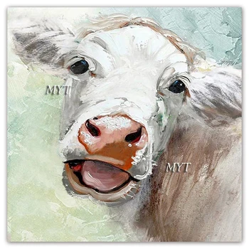 Unframed Abstract Modern Cow Paintings Handmade colorful Animal Style Oil Painting on Canvas For Home Decorative Wall Art
Unframed Abstract Modern Cow Paintings Handmade colorful Animal Style Oil Painting on Canvas For Home Decorative Wall Art