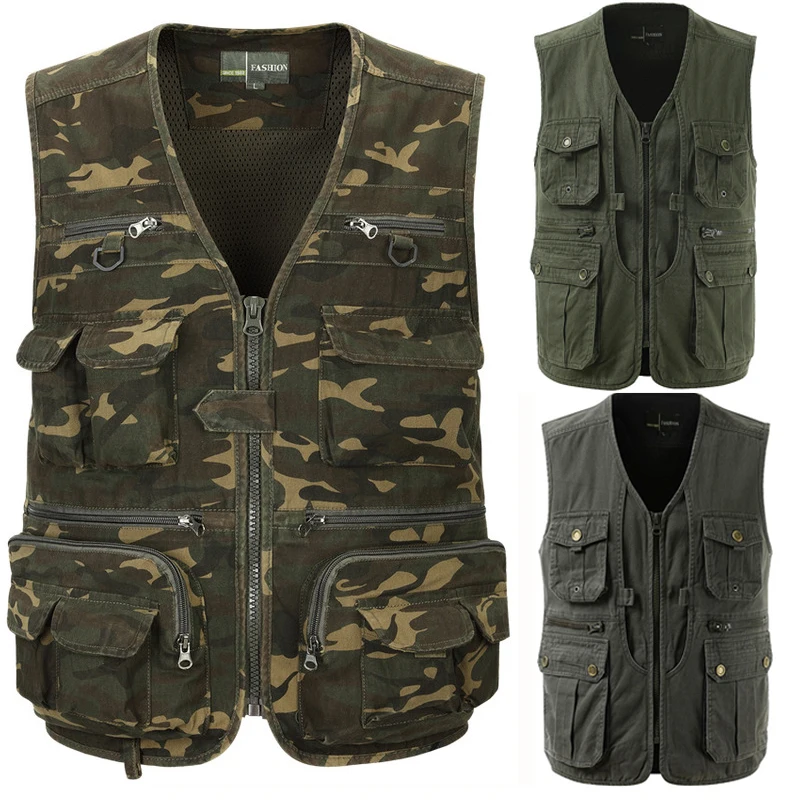 L-4XL Multi-function Men Sport Fly Fishing Vest Fishing Tackle Light Spring Summer Breathable Fly Camping Vest Fishing Clothes
L-4XL Multi-function Men Sport Fly Fishing Vest Fishing Tackle Light Spring Summer Breathable Fly Camping Vest Fishing Clothes