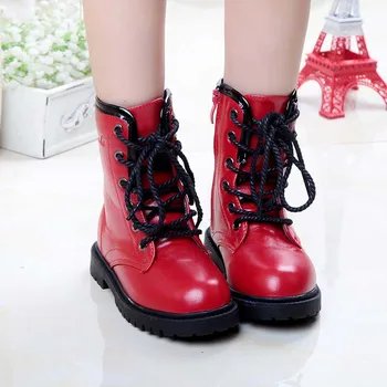 2019 Fashion Boys Girls Martin Boots Winte Kids Snow Boots Children'S Waterproof Leather Boots Girls Middle Tube Shoes 3-12 Year
2019 Fashion Boys Girls Martin Boots Winte Kids Snow Boots Children'S Waterproof Leather Boots Girls Middle Tube Shoes 3-12 Year