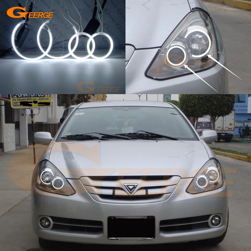 Для Toyota Caldina T24 facelift 2005 2006 2007 отличный ультра яркий CCFL ангельские глазки Halo кольца