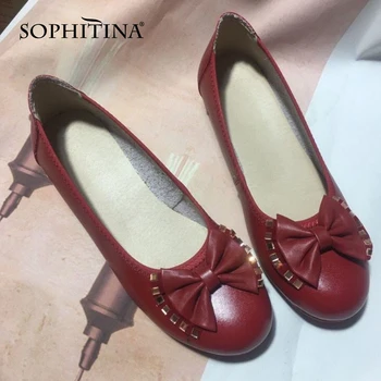 SOPHITINA Women's Flats 2020 New Comfortable Shoes With Bow Sweet Girls Lady Womens Ballet Shoes PO599
SOPHITINA Women's Flats 2020 New Comfortable Shoes With Bow Sweet Girls Lady Womens Ballet Shoes PO599