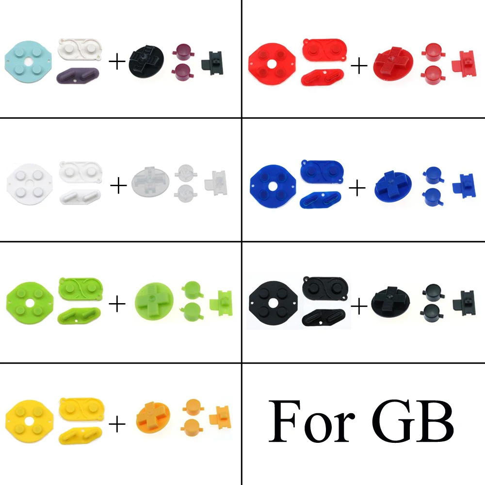 YuXi Buttons Set Replacement for Gameboy Classic GB Keypads for Gameboy A B buttons D-pad with Rubber Conductive Button
YuXi Buttons Set Replacement for Gameboy Classic GB Keypads for Gameboy A B buttons D-pad with Rubber Conductive Button