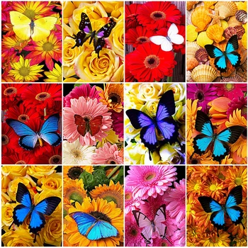 Evershine 5D DIY Diamond Painting Butterfly And Flower Full Square Rhinestone Diamond Embroidery Mosaic Cross Stitch Home Decor
Evershine 5D DIY Diamond Painting Butterfly And Flower Full Square Rhinestone Diamond Embroidery Mosaic Cross Stitch Home Decor