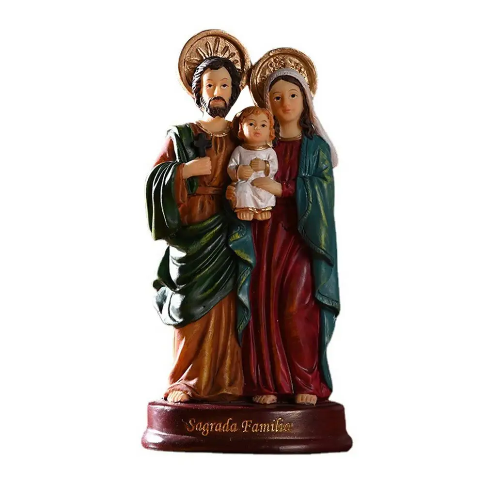 Holy Family Figurine Christian Jesus Statue Religious Resin Craft Desktop Ornaments Living Room Home Decoration
Holy Family Figurine Christian Jesus Statue Religious Resin Craft Desktop Ornaments Living Room Home Decoration