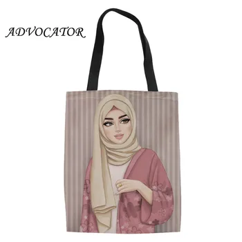 Islamic Girl Print Tote Cotton Student Book Bag Girls Shopping Bag Ladies Large Capacity Female Canvas Handbag Bolsa De Praia
Islamic Girl Print Tote Cotton Student Book Bag Girls Shopping Bag Ladies Large Capacity Female Canvas Handbag Bolsa De Praia
