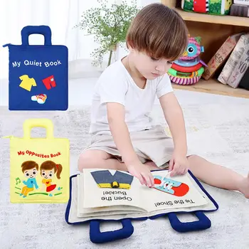 Baby Cloth Books Intelligence Development Educational Toy Multi-function Early Education Toy No Fading Cloth Book For Toddler
Baby Cloth Books Intelligence Development Educational Toy Multi-function Early Education Toy No Fading Cloth Book For Toddler