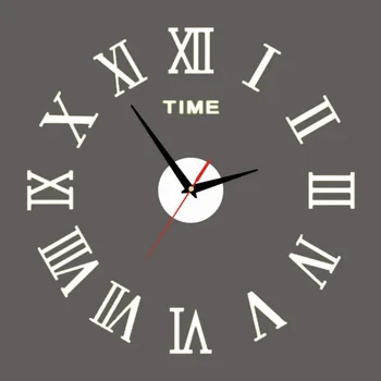 Modern 3D DIY Roman numbers Mirror Surface Room DIY Decor Wall Clock Sticker Home Office
Modern 3D DIY Roman numbers Mirror Surface Room DIY Decor Wall Clock Sticker Home Office