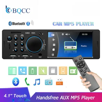 Car Radio 1 Din 4.1" Screen Dual USB Multimedia MP5 Player Bluetooth Handsfree Rear View Camera FM SD AUX Autoradio
Car Radio 1 Din 4.1" Screen Dual USB Multimedia MP5 Player Bluetooth Handsfree Rear View Camera FM SD AUX Autoradio